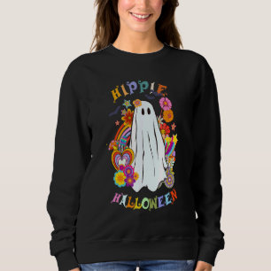 Sudadera Halloween Hippie Vibraciones Retro 60s 70s Hallowe