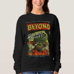 Sudadera Halloween Horror Vintage Werewolf Comic Retro