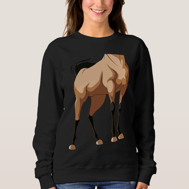 Sudadera Halloween horse body costume for children (Anverso)