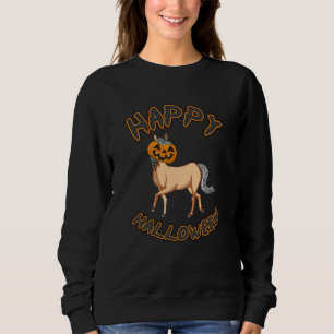 Sudadera Halloween Horse Horses Pumpkin Horror Idea