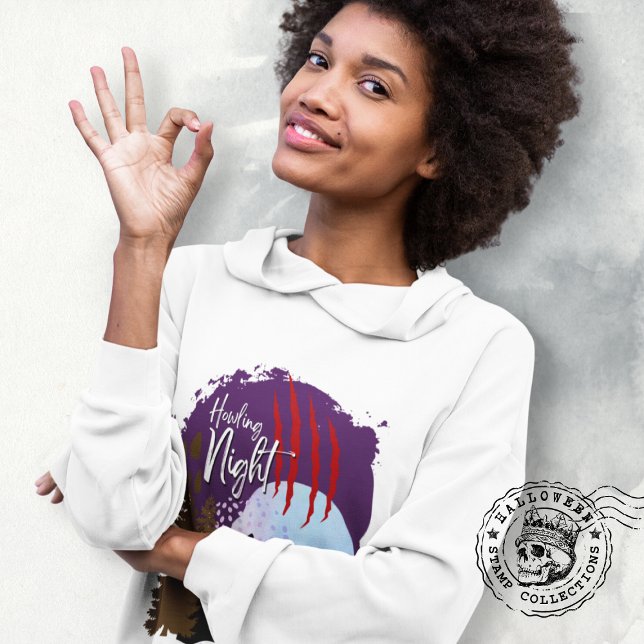 Sudadera Halloween Howling Night Midnight Howl (Howling Night Sweatshirt cover from The Beekeeper Store)