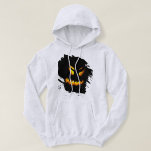 Sudadera Halloween Jack-O-Lantern Face Hoodie/ Sweat Shirt