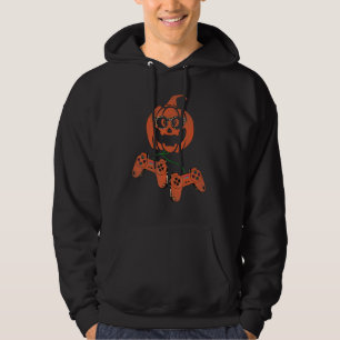 Sudadera Halloween Jack O Lantern Gamer Niños Hombres Leopa