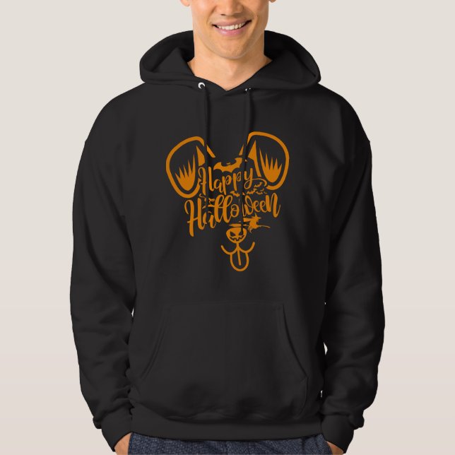 Sudadera Halloween Jack Russell dog (Anverso)