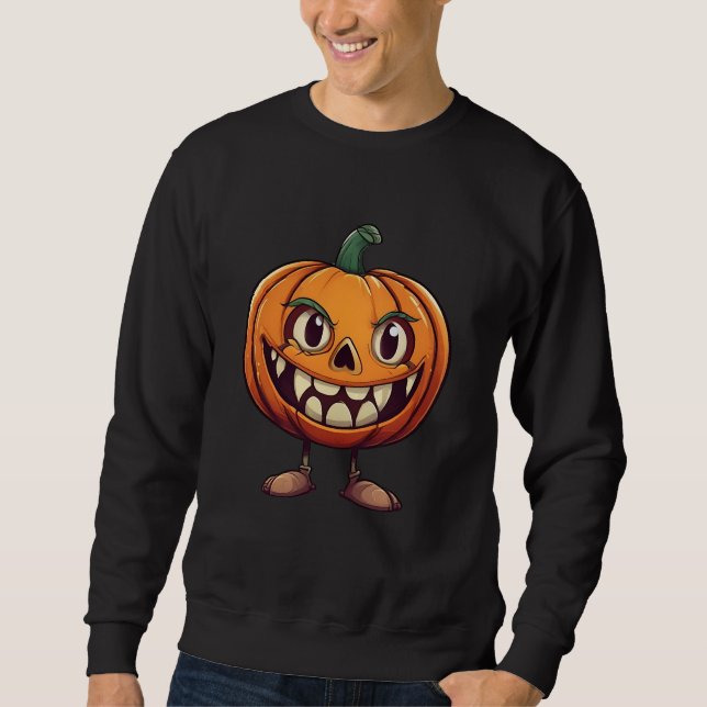 Sudadera Halloween Kürbis (Anverso)