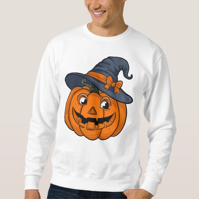 Sudadera Halloween, la calabaza de Halloween (Anverso)