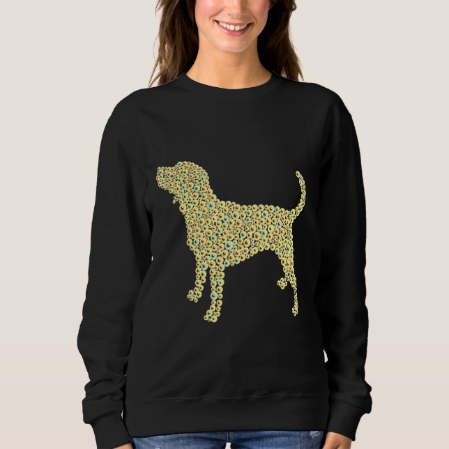 Sudadera Halloween Labrador Perro recuperador Labrador Dueñ (Anverso)