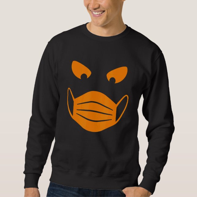 Sudadera Halloween Mask Costume Hombres Mujeres Casual Adul (Anverso)