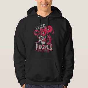 Sudadera Halloween Me Gusta La Gente A Mi Propio Modo Octop