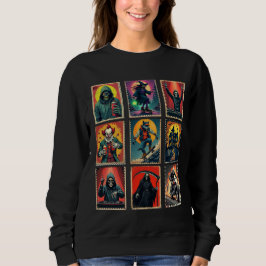 Sudadera Halloween Monsters Stamp Tee