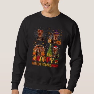 Sudadera Halloween Navidad Yorkshire Terrier Perro Hallotha