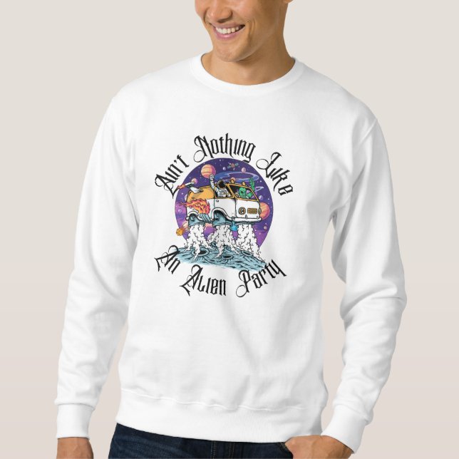 Sudadera Halloween | No es nada como un Fiesta extranjero (Anverso)