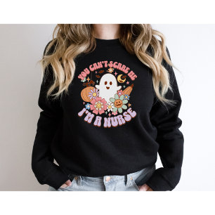 Sudadera Halloween-Nurse-Pumpkin-Enfermería Escuela-Spooky