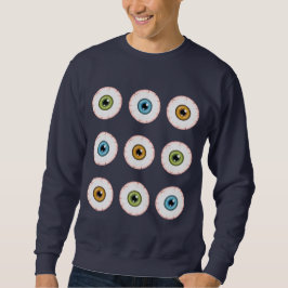 Sudadera Halloween Ojeballs Colorful Eyes Ojos sangrientos