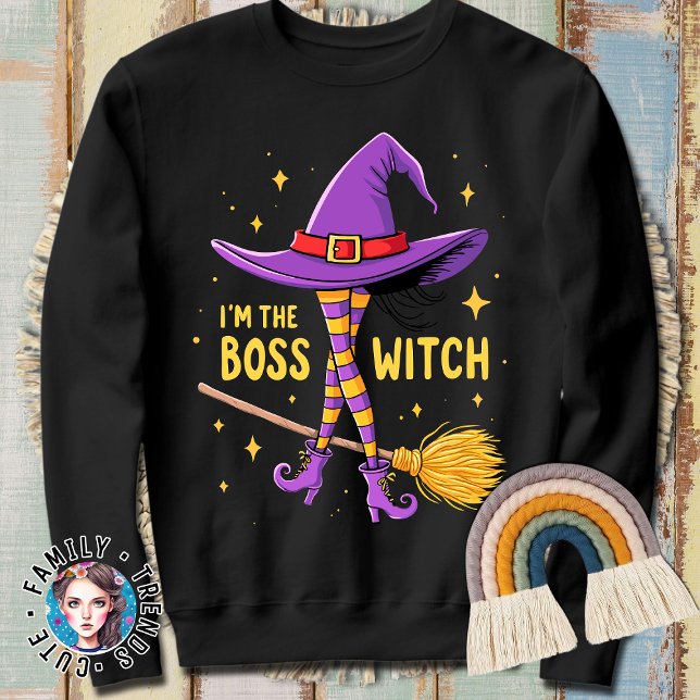 Sudadera Halloween para la esposa mamá Soy la bruja del jef (Subido por el creador)