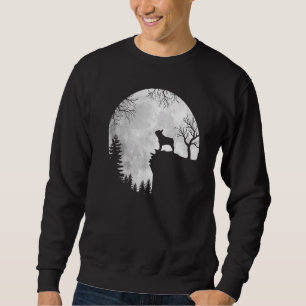 Sudadera Halloween Perro Frenchie Frenchie Perro Moon Howin