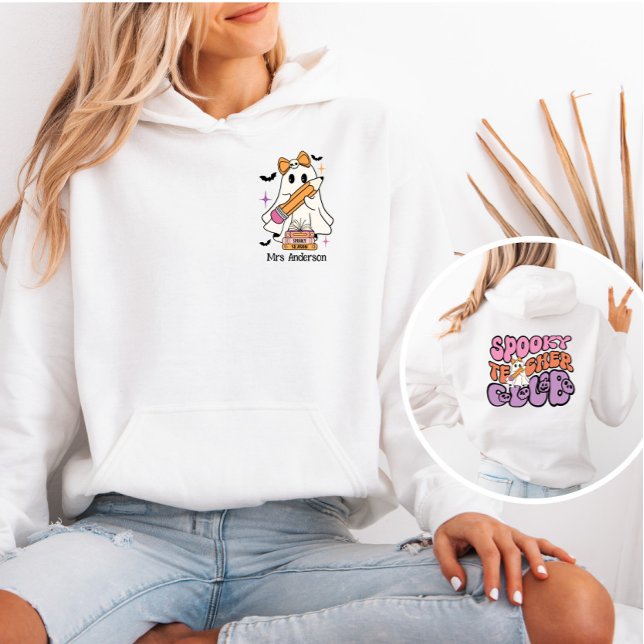 Sudadera Halloween, Personalizado del Spooky Teacher Club (Subido por el creador)