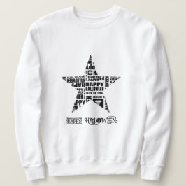 Sudadera Halloween Personalizado Guay Whimsical Typography 