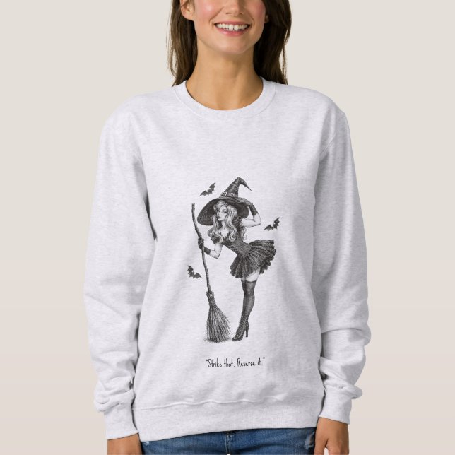 Sudadera Halloween Personalized Name Quote (Anverso)