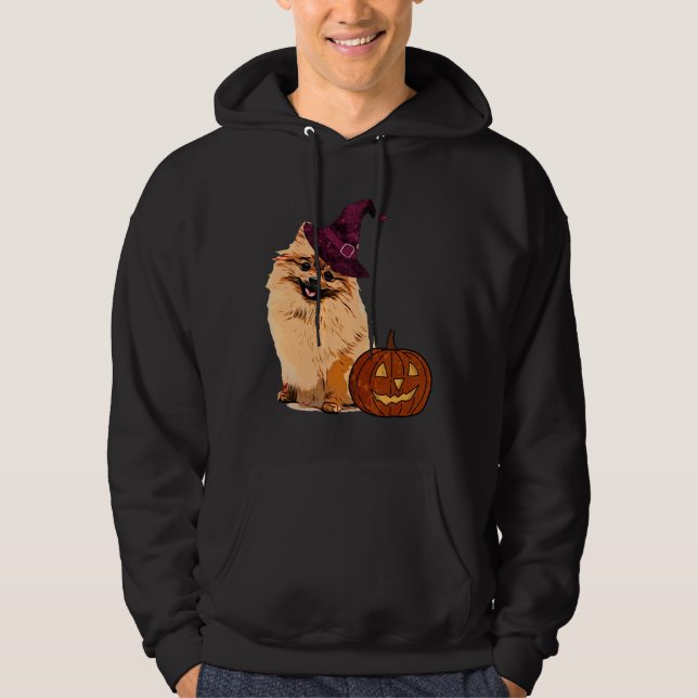 Sudadera Halloween pomeraniano (Anverso)
