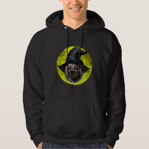 Sudadera Halloween Pug Dog Amantes Calabaza Grunge Jack O L