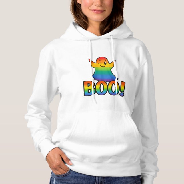 Sudadera Halloween Rainbow Winger Ghost y BOO (Anverso)