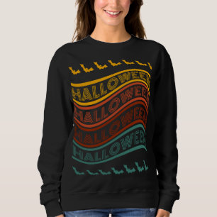 Sudadera Halloween retro feliz