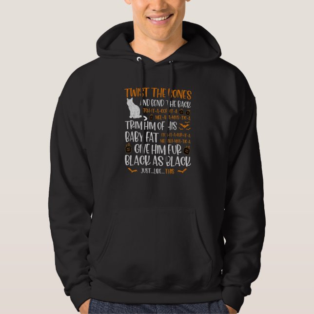 Sudadera Halloween Scary Black Cat Jackolantern Witom (Anverso)