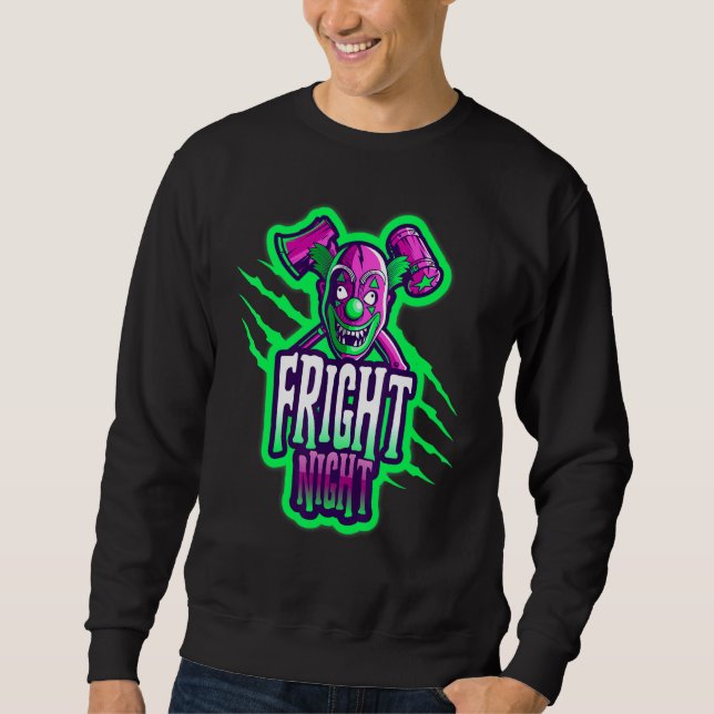 Sudadera Halloween Scary Clown Fright Night 1 (Anverso)