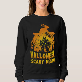 Sudadera Halloween Scary Night Haunty House Design