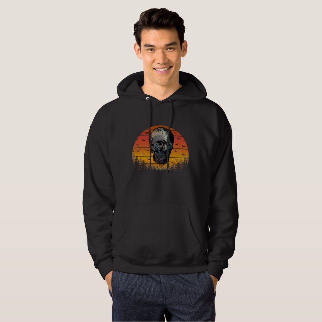 SUDADERA HALLOWEEN SCARY SKULL (Anverso completo)