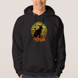 Sudadera Halloween Scary V Gorra de Brujas de Gato Negro de