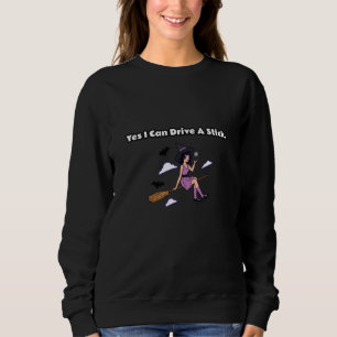 Sudadera Halloween - Sí, puedo manejar un palo