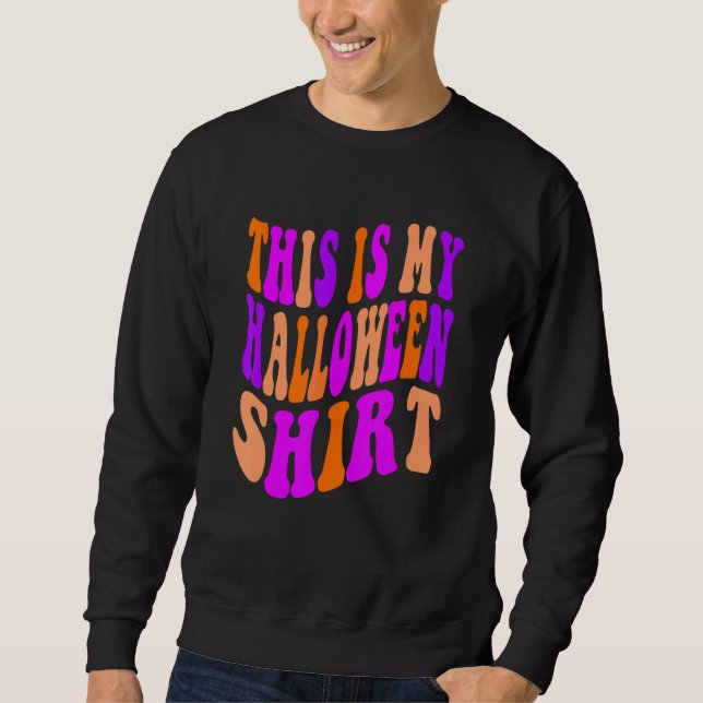Sudadera Halloween simple Esta es mi Halloween 1 (Anverso)