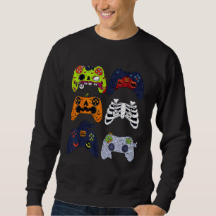 Sudadera Halloween Skeleton Gaming Controllers Zombie Mummy