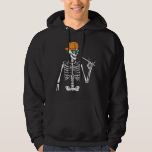 Sudadera Halloween Skeleton Rock Hand Trucos Hombres