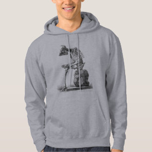 Sudadera Halloween Skeleton Sitting Anatomy