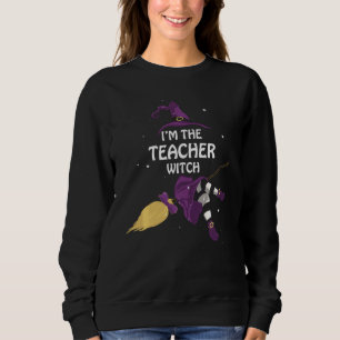 Sudadera Halloween Soy La Familia De Brujas Maestra Que Coi