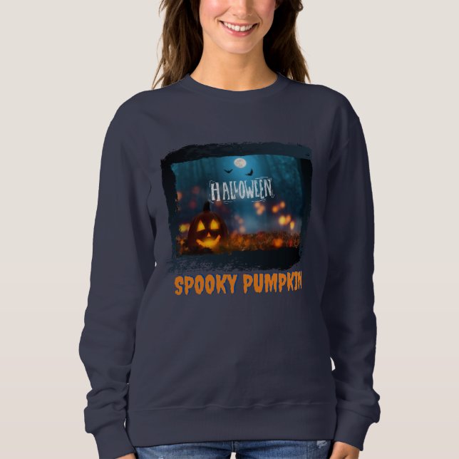 SUDADERA HALLOWEEN SPOOKY PUMPKIN (Anverso)