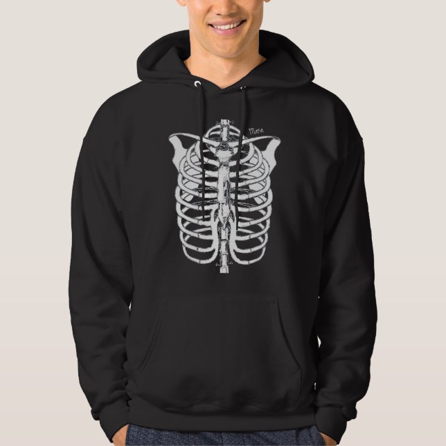 Sudadera Halloween Spooky Scary Skeleton Whimsical Funny (Anverso)