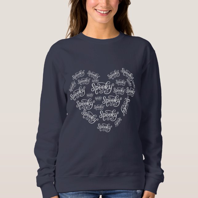 Sudadera Halloween Spooky Spooky Heart (Anverso)