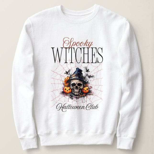 Sudadera Halloween Spooky Witches (Anverso del diseño)