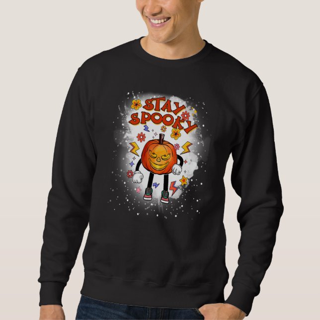Sudadera Halloween Stay Spooky Scary Jack o Lantern (Anverso)