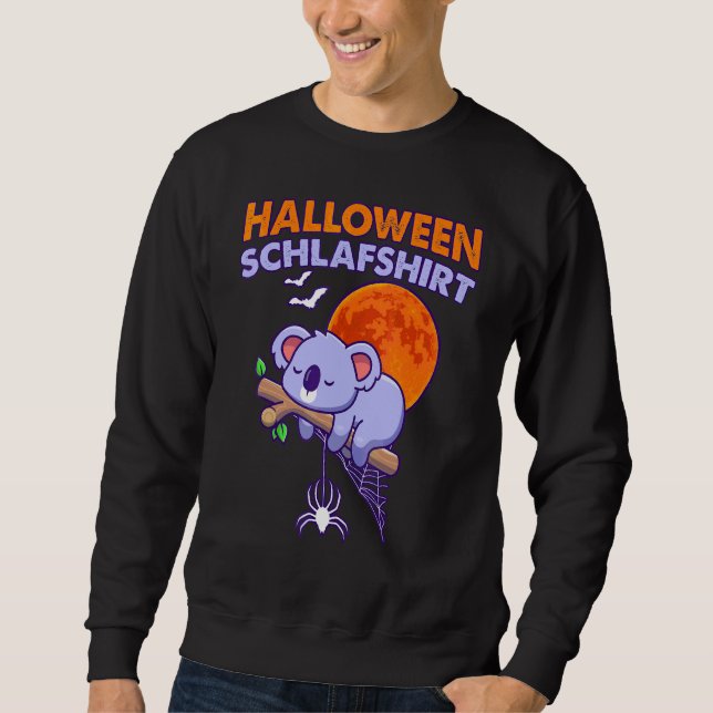 Sudadera Halloween Sueño Koala en Alemán (Anverso)