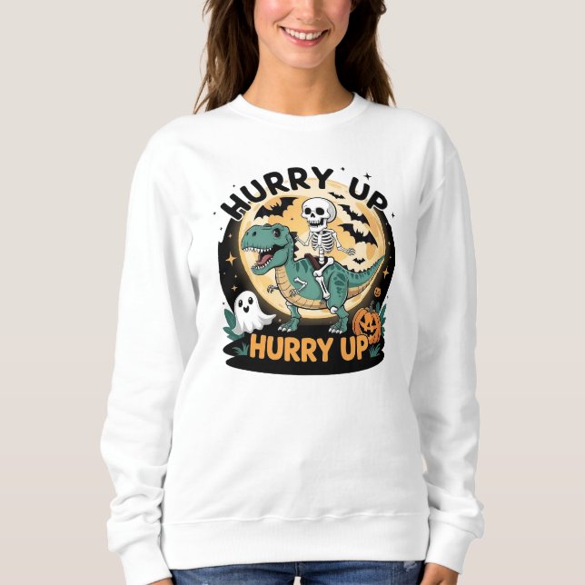 Sudadera Halloween T-Rex (Anverso)