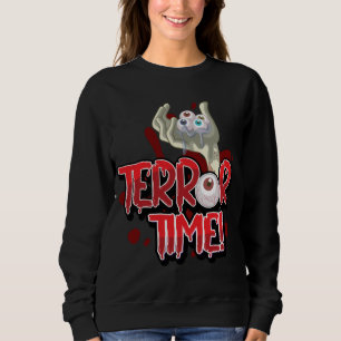 Sudadera Halloween Terror Time Zombie Hand con ojos