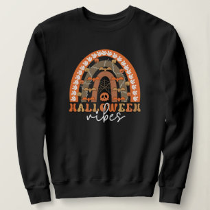 Sudadera Halloween Vibes Boho Rainbow Fall Spooki