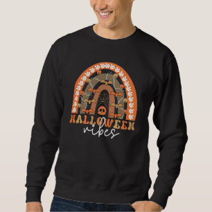Sudadera Halloween Vibes Boho Rainbow Fall Spooki