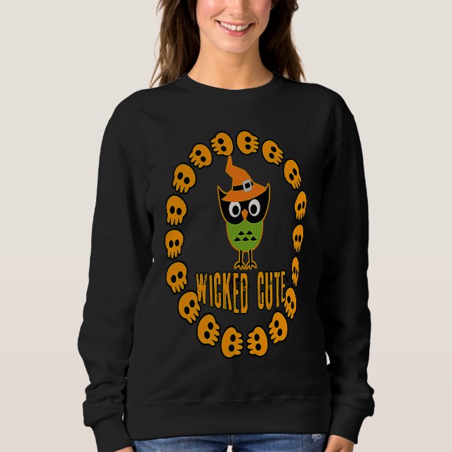 Sudadera Halloween Wicked Cute Owl (Anverso)