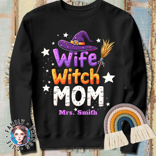 Sudadera Halloween Wife Witch Mom